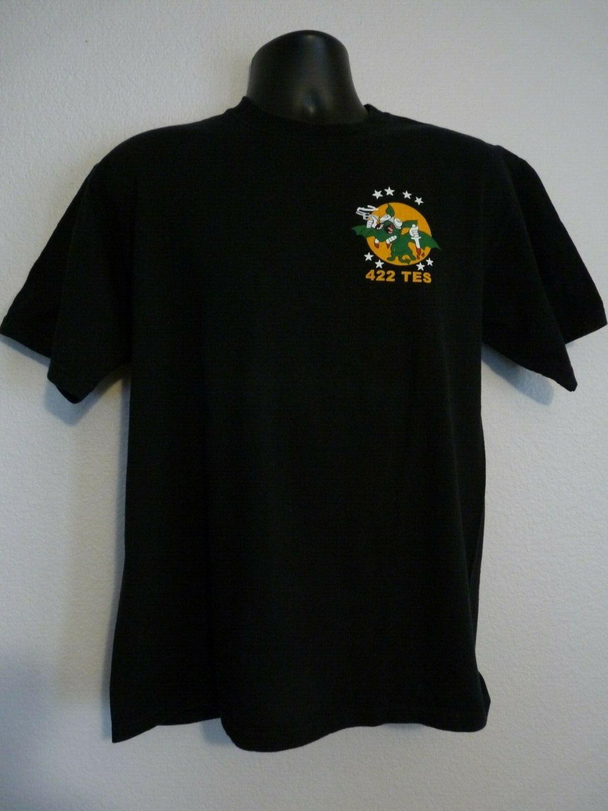 SLASH GUNS & ROSES 422 TES BLACK T SHIRT OWNED BY SLASH SAUL HUDSON COLLECTIBLE MEMORABILIA