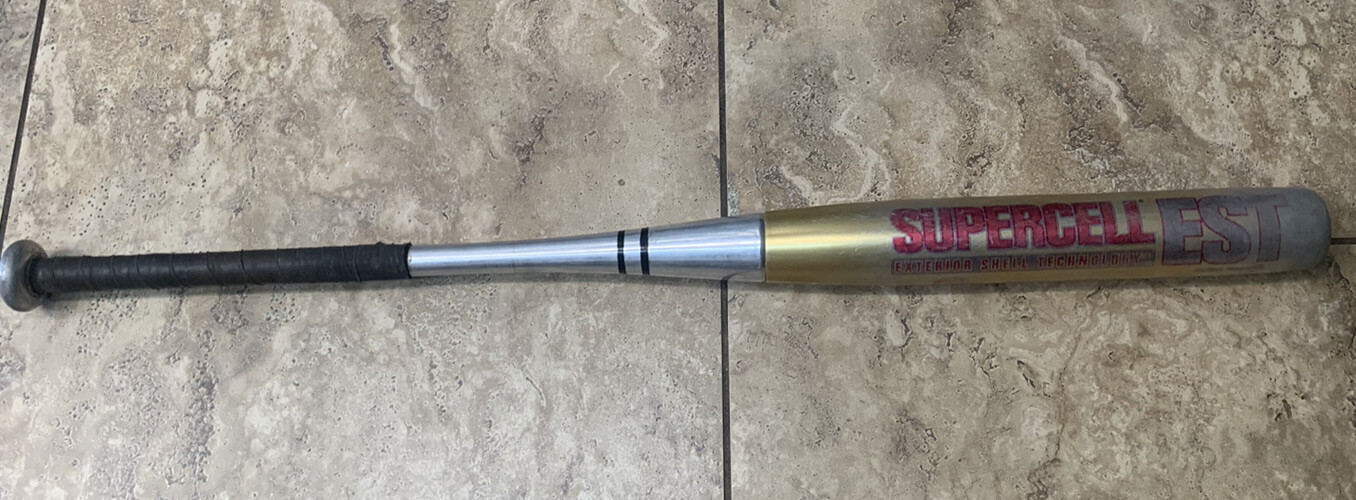 Worth EST5 C555 Shell Slowpitch Softball Bat 34 inch 28 OZ ASA 2000 Supercell #1
