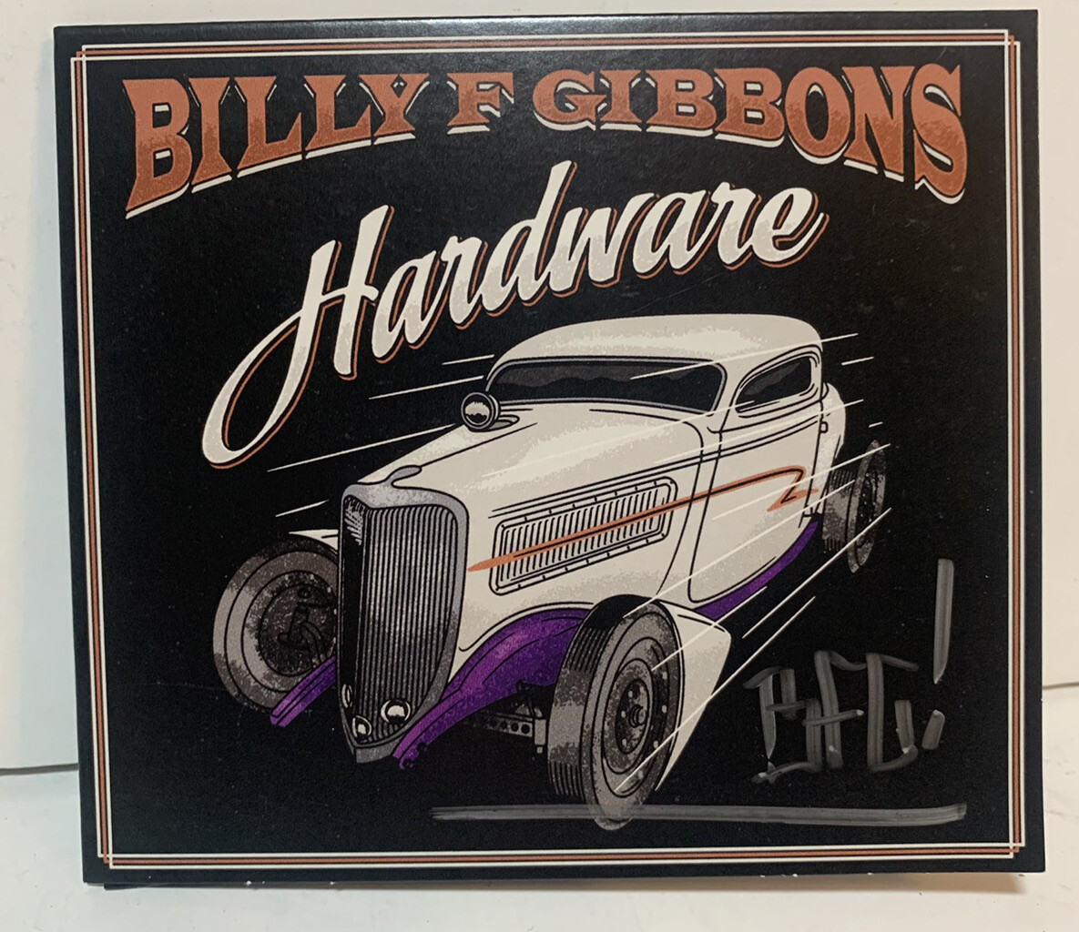 Billy Gibbons ZZ Top Hardware Autographed Signed CD From Website
