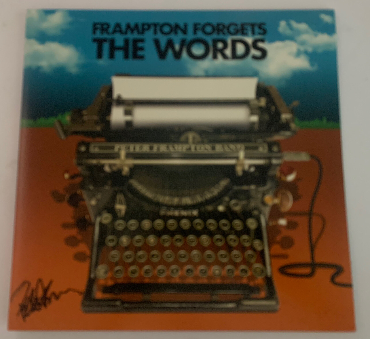 Peter Frampton￼ Autographed Signed Forget The Words￼ LP Beckett Certified 2 READ
