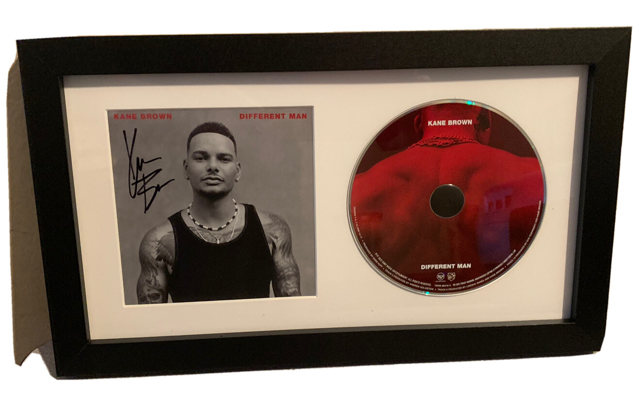 Kane Brown Different Man Signed Autographed Framed CD Display BAS Certified #2
