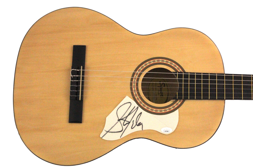 Steven Tyler Aerosmith Signed Autograph Fender Acoustic Guitar Rare! w/ JSA COA
