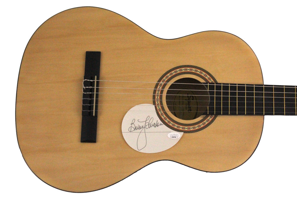 Brian Johnson AC/DC Signed Autograph Full Size Fender Acoustic Guitar w/ JSA COA
