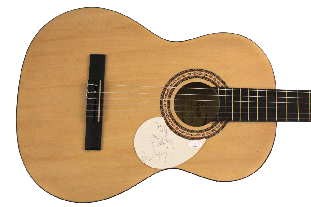 Joe Perry Aerosmith Signed Autograph Fender Acoustic Guitar w/ Wings Sketch JSA
