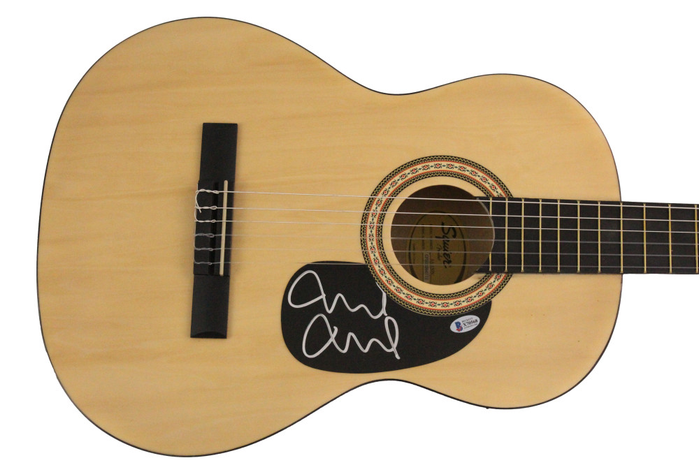 Mike McCready Pearl Jam Signed Autograph Fender Acoustic Guitar - Beckett COA
