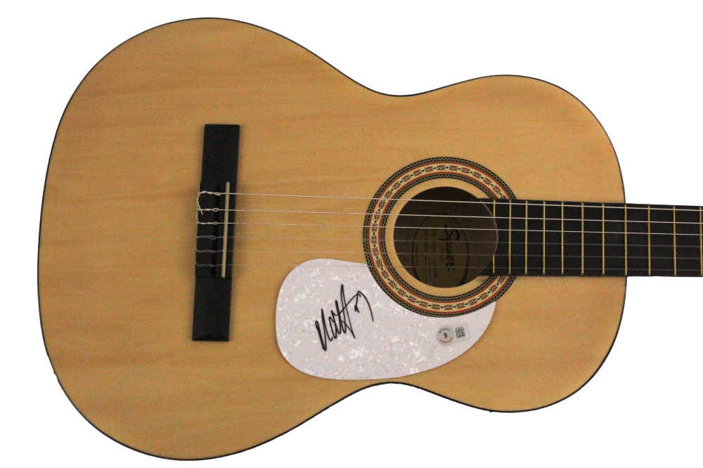 Matty Healy the 1975 Signed Autograph Full Size Fender Acoustic Guitar w/ Becket

