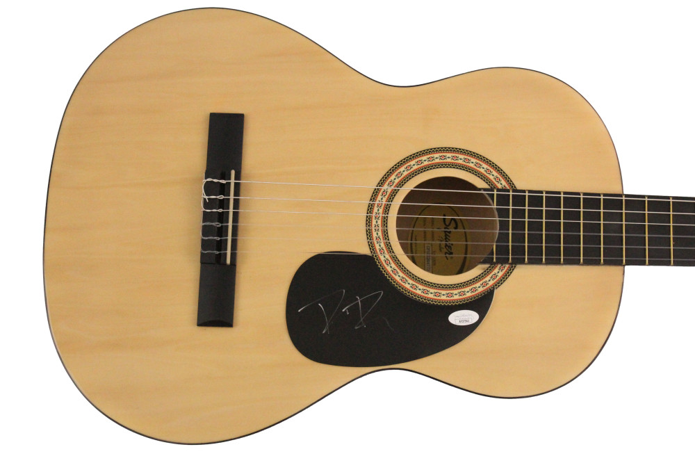 Dierks Bentley Signed Autograph Fender Acoustic Guitar Gravel & Gold w/ JSA COA
