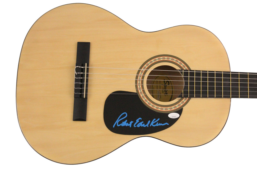 Robert Earl Keen Signed Autograph Fender Acoustic Guitar Bluegrass Roots JSA COA
