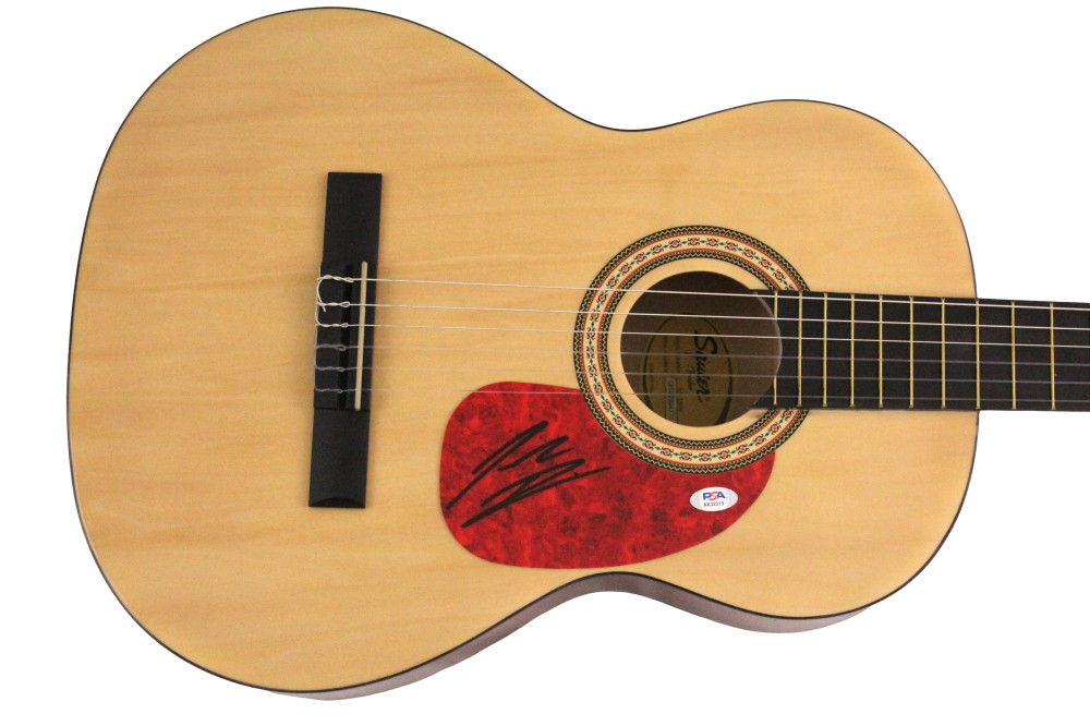Jordan Davis Signed Autograph Fender Acoustic Guitar - Bluebird Days w/ PSA COA
