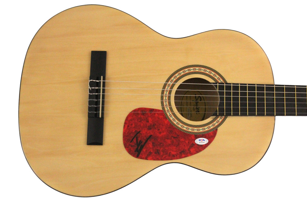 Ian Munsick Signed Autograph Fender Acoustic Guitar - Coyote Cry w/ PSA COA
