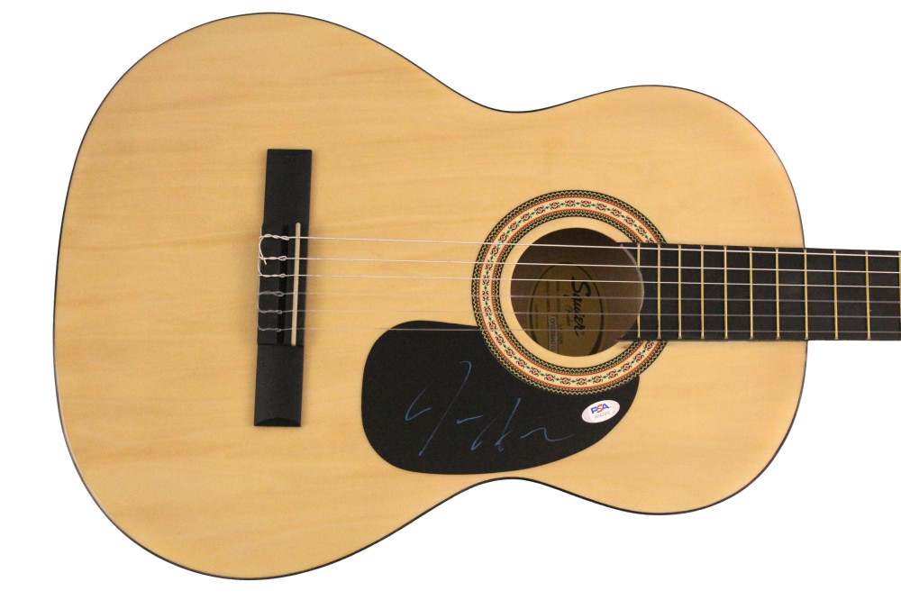 Jimmie Allen Signed Autograph Fender Acoustic Guitar Country Music Star PSA COA
