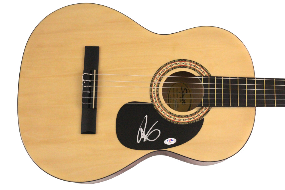 Riley Green Signed Autograph Fender Acoustic Guitar Different Round Here PSA COA
