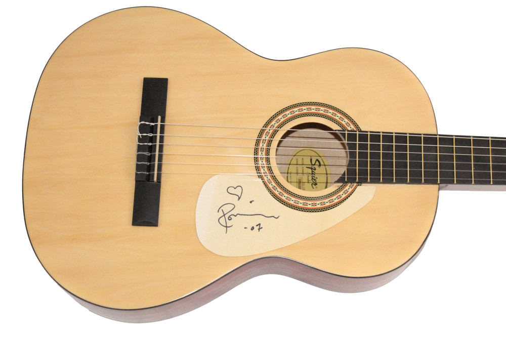 Ronnie Wood The Rolling Stones Signed Autograph Fender Acoustic Guitar JSA COA
