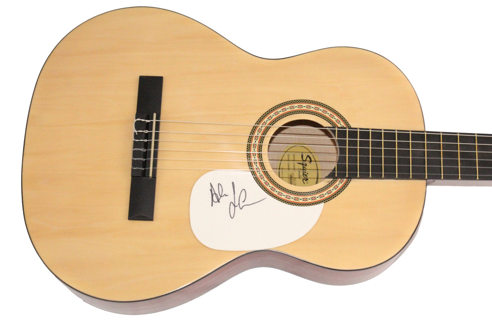 Alex Lifeson Rush Signed Autograph Fender Acoustic Guitar Moving Pictures w/ JSA
