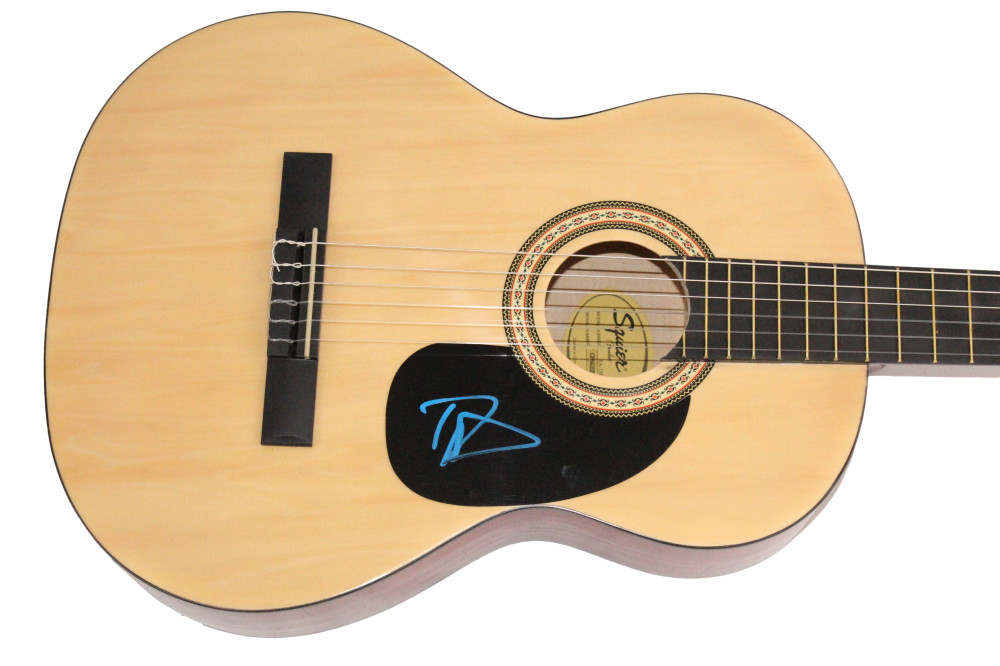 Dave Grohl Foo Fighters Nirvana Signed Autograph Fender Acoustic Guitar JSA COA
