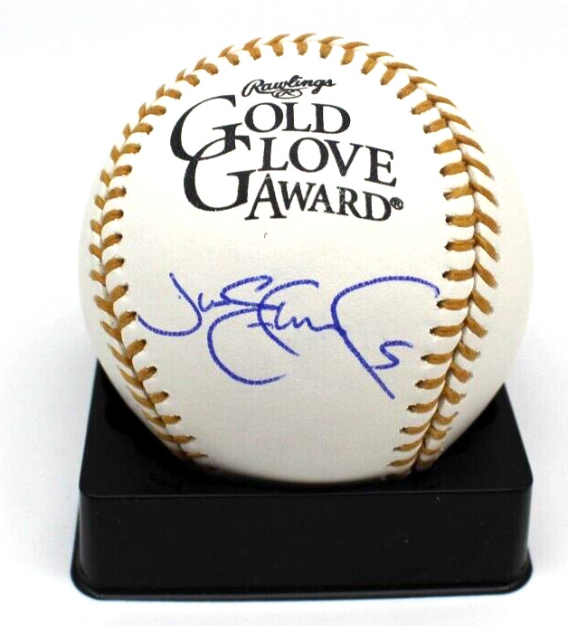 Jim Edmonds Signed Official Gold Glove Baseball w/Beckett COA BH15399 Cardinals
