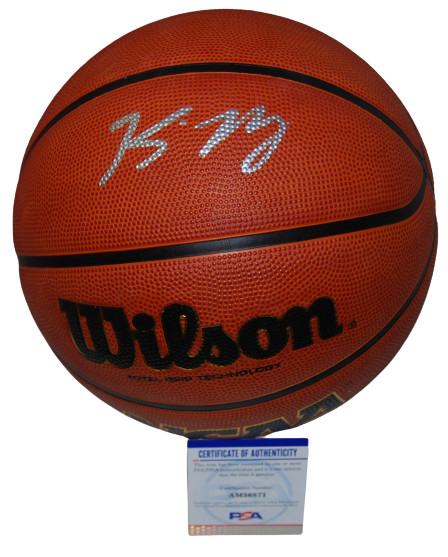 KRIS MURRAY signed (IOWA HAWKEYES) WILSON NCAA basketball PSA/DNA COA AM36871
