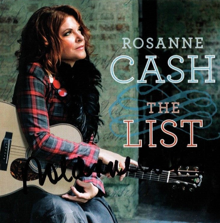 Rosanne Cash REAL hand SIGNED The List CD Booklet COA Autographed
