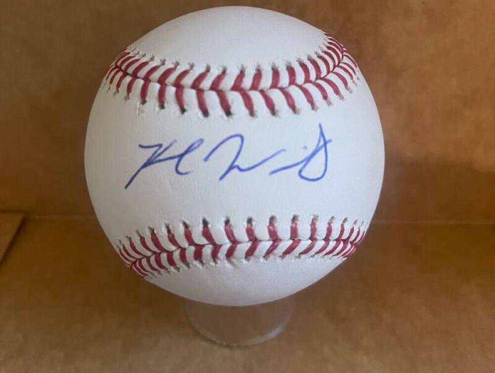 KYLE WRIGHT ATLANTA BRAVES SIGNED AUTO M.L. BASEBALL JSA WP870130
