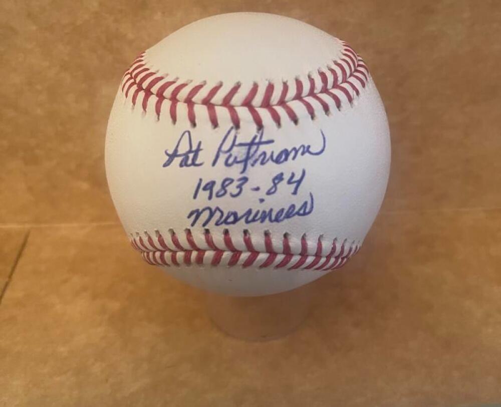 PAT PUTNAM 1983-84 MARINERS SIGNED AUTO M.L. BASEBALL BAS AUTHENTICATED
