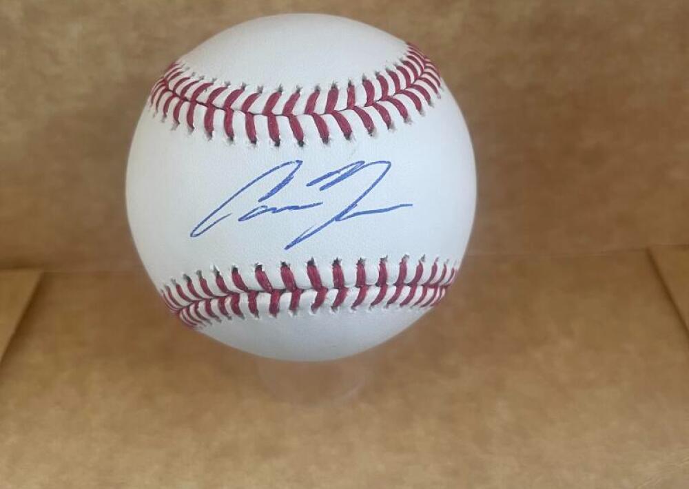 CAMERON MAYBIN MARLINS/BRAVES SIGNED AUTO M.L. BASEBALL BAS AUTHENTICATED
