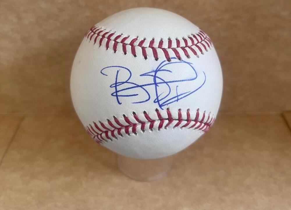 BRANDON PHILLIPS REDS/BRAVES SIGNED AUTO M.L. BASEBALL BAS AUTHENTICATED
