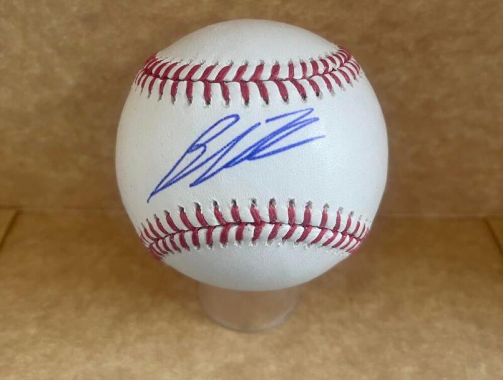 BLAZE JORDAN RED SOX SIGNED AUTOGRAPHED M.L. BASEBALL BECKETT R98281
