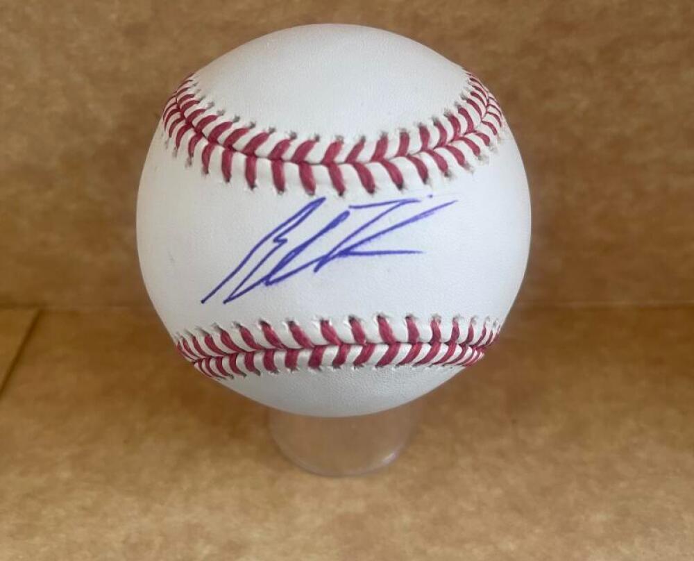 BLAZE JORDAN RED SOX SIGNED AUTOGRAPHED M.L. BASEBALL BECKETT R98282
