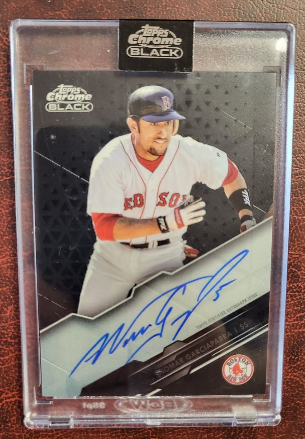 2020 TOPPS CHROME BLACK NOMAR GARCIAPARRA RED SOX AUTO CARD CBA-NG
