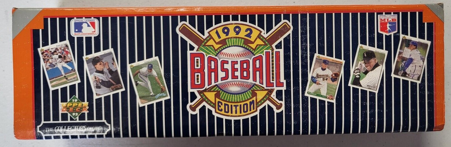 1992 UPPER DECK BASEBALL COMPLETE CARD SET 800
