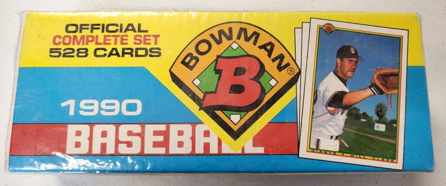 1990 BOWMAN BASEBALL COMPLETE CARD SET 528 FACTORY SEALED COLLECTIBLE MEMORABILIA