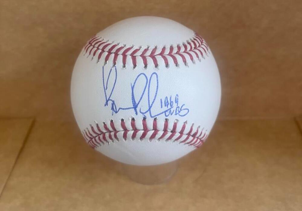 KEN RUDOLPH 1969 CUBS SIGNED AUTO M.L. BASEBALL BAS AUTHENTICATED
