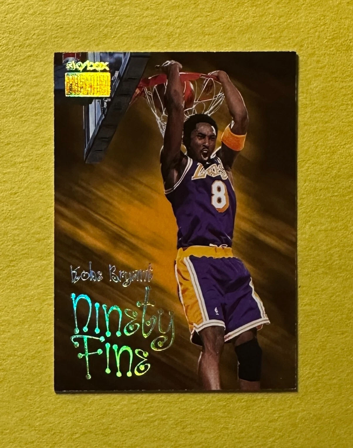 1999 SKYBOX PREMIUM KOBE BRYANT NINETY FINE #205 LAKERS

