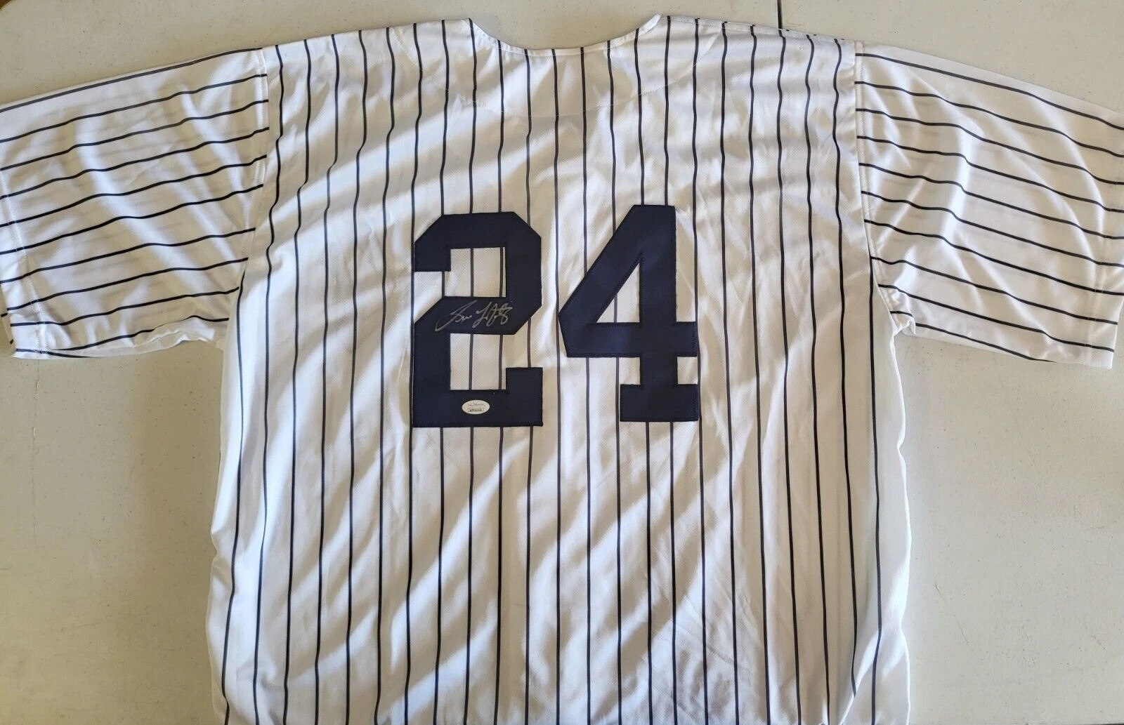 TINO MARTINEZ YANKEES SIGNED AUTOGRAPHED BASEBALL JERSEY SZ XL JSA AUTHENTICATED
