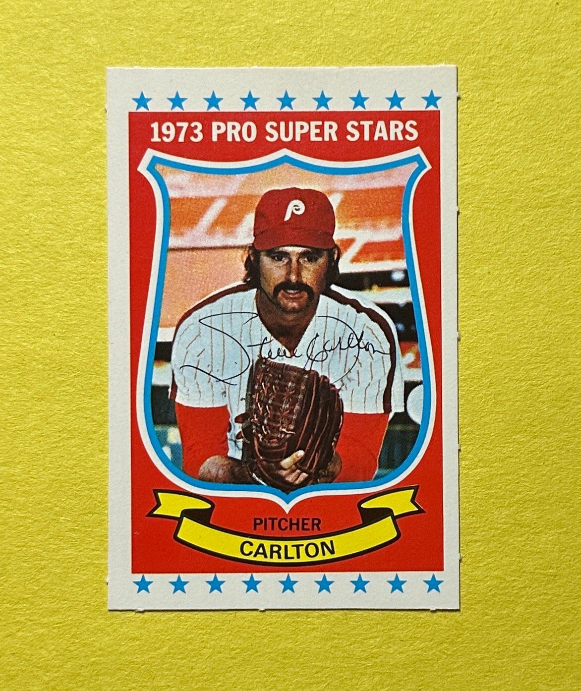 1973 KELLOG'S BASEBALL STEVE CARLTON #7 PHILLIES HOF
