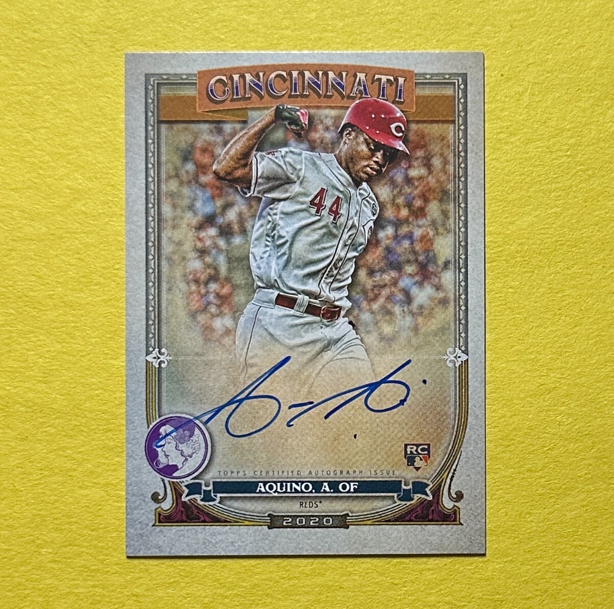 2020 TOPPS GYPSY QUEEN ARISTIDES AQUINO LOGO SWAP VARIATION AUTO /99 #GQA-AAQ
