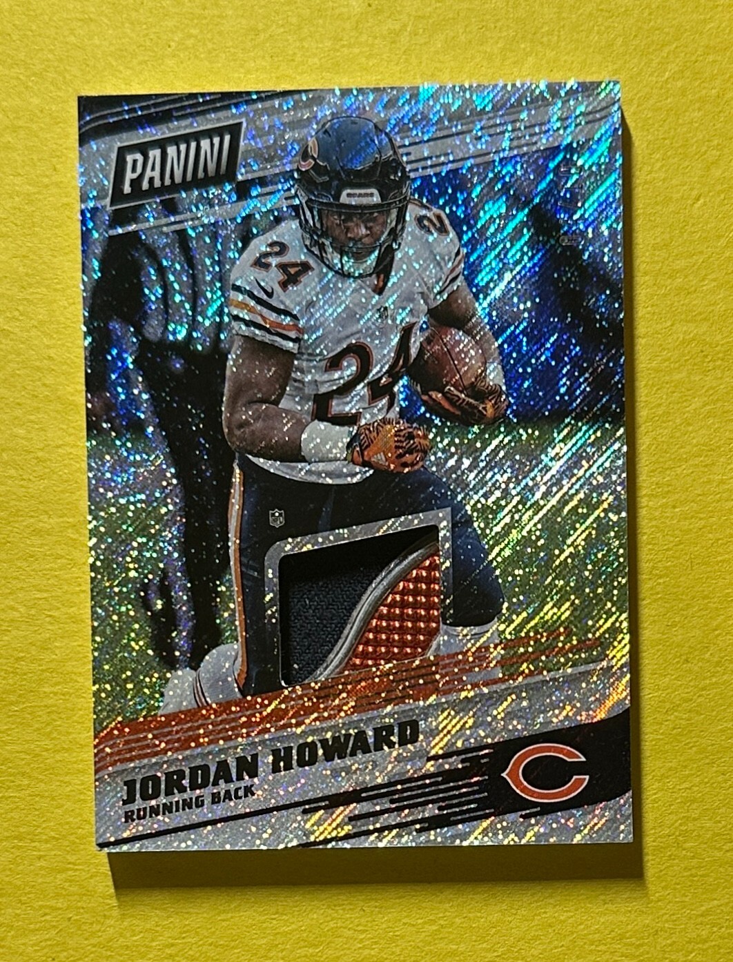2017 PANINI DAY FOOTBALL JORDAN HOWARD SSP PATCH /10 #JH BEARS COLLECTIBLE MEMORABILIA