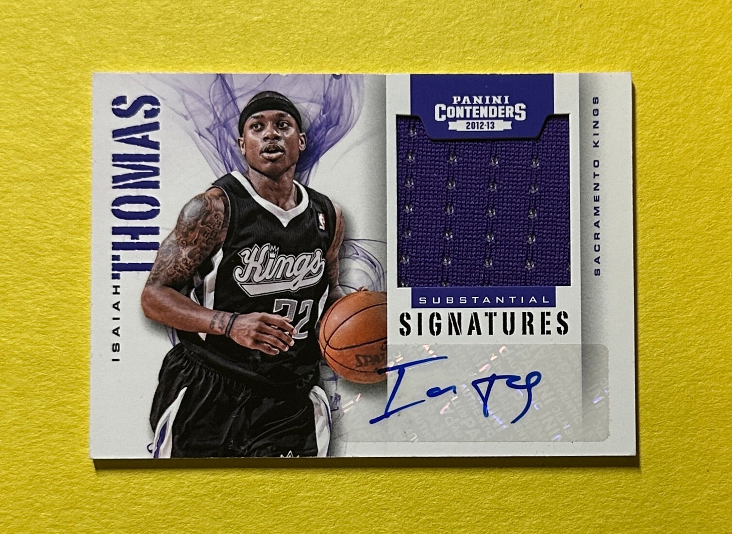 2012-13 PANINI CONTENDERS ISAIAH THOMAS SUBSTANTIAL SIGNATURES AUTO /99 #94
