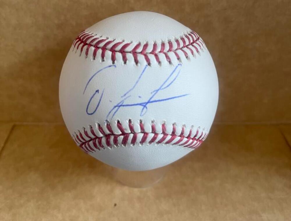 ORLANDO ARCIA ATLANTA BRAVES SIGNED AUTO M.L. BASEBALL BECKETT AUTHENTICATED
