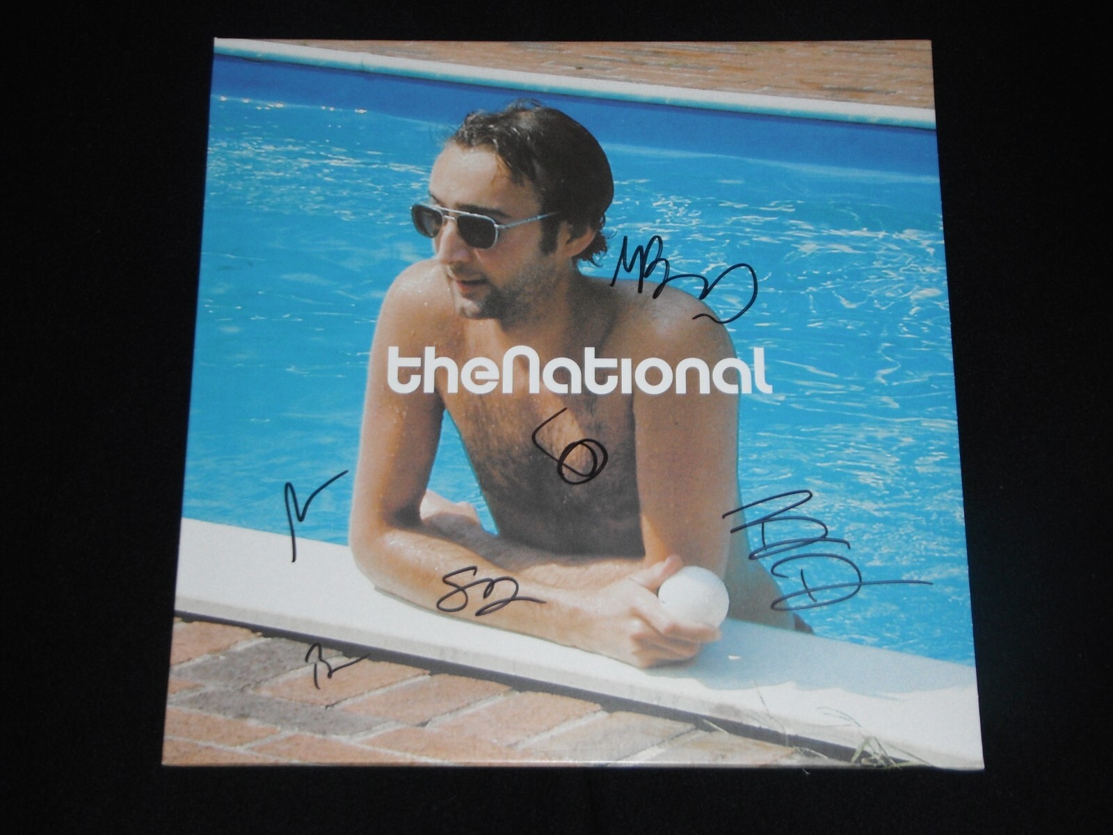 THE NATIONAL ENTIRE GROUP SIGNED THE NATIONAL VINYL ALBUM
