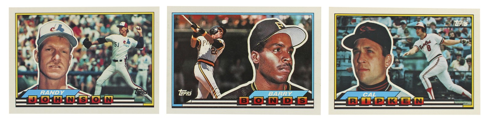 1989 TOPPS BIG (SERIES I, II, III) MAJOR LEAGUE BASEBALL COMPLETE CARD SET COLLECTIBLE MEMORABILIA