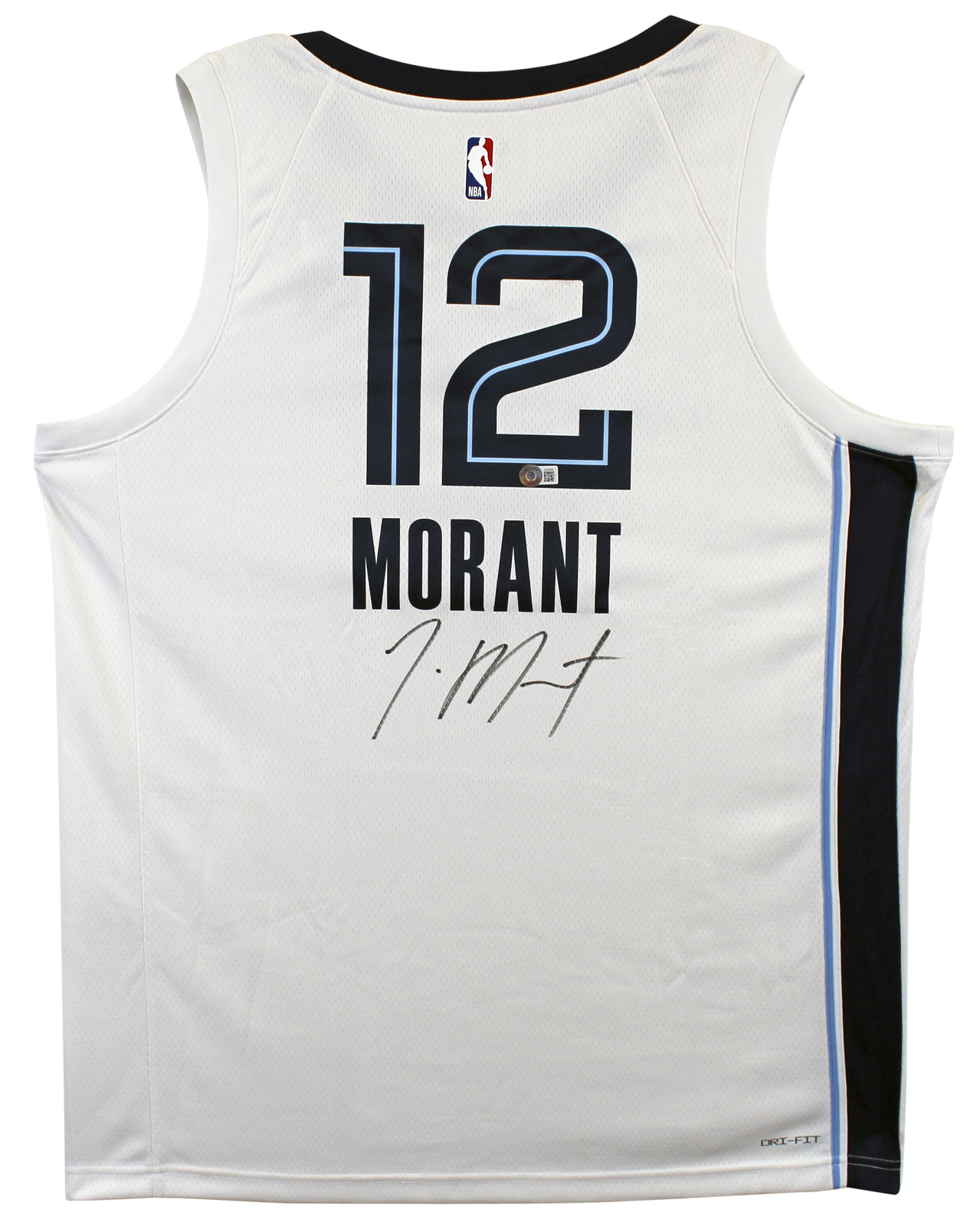 Grizzlies Ja Morant Authentic Signed White Nike Swingman Jersey BAS

