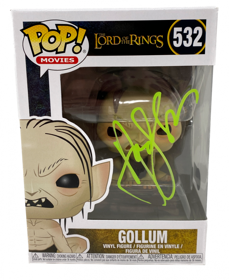 ANDY SERKIS SIGNED AUTOGRAPH THE LORD OF THE RINGS GOLLUM FUNKO POP BECKETT COA
 COLLECTIBLE MEMORABILIA