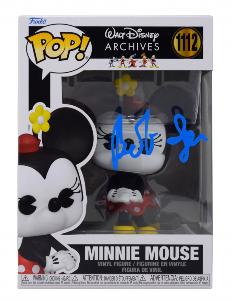 BOB IGER SIGNED AUTOGRAPH FUNKO POP MINNIE MOUSE WALT DISNEY CEO BECKETT COA
 COLLECTIBLE MEMORABILIA