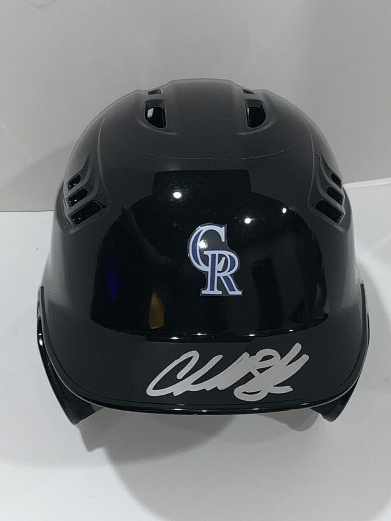 CHARLIE BLACKMON SIGNED COLORADO ROCKIES FULL SIZE BATTING HELMET JSA COA
 COLLECTIBLE MEMORABILIA