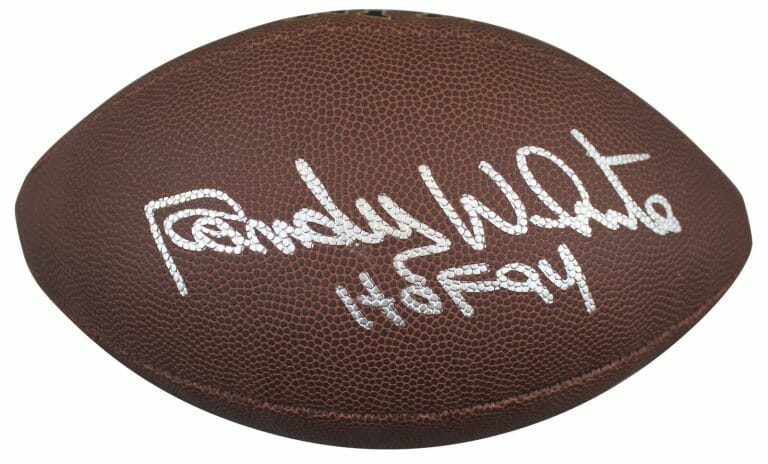 COWBOYS RANDY WHITE “HOF 94” SIGNED WILSON SUPER GRIP NFL FOOTBALL BAS WITNESSED
 COLLECTIBLE MEMORABILIA
