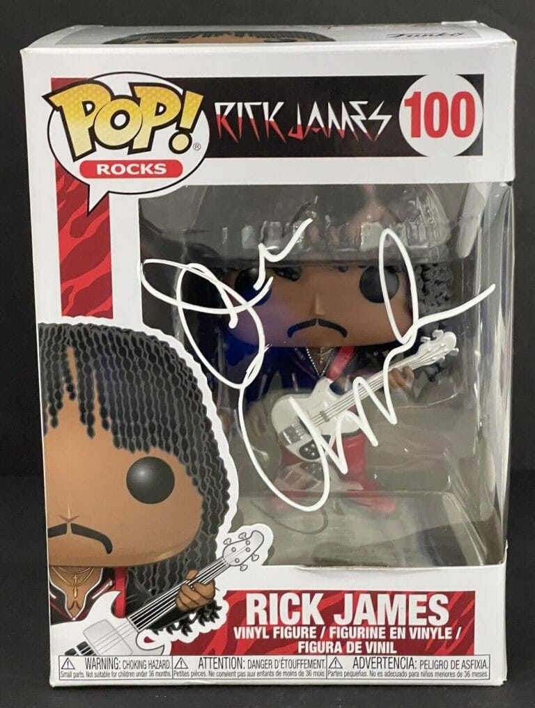 DAVE CHAPPELLE SIGNED AUTOGRAPHED RICK JAMES FUNKO POP VINYL FUNNY JSA COA
 COLLECTIBLE MEMORABILIA
