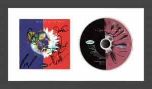 DAVE MATTHEWS BAND FULL BAND SIGNED AUTOGRAPH CRASH FRAMED CD DISPLAY – JSA COA
 COLLECTIBLE MEMORABILIA