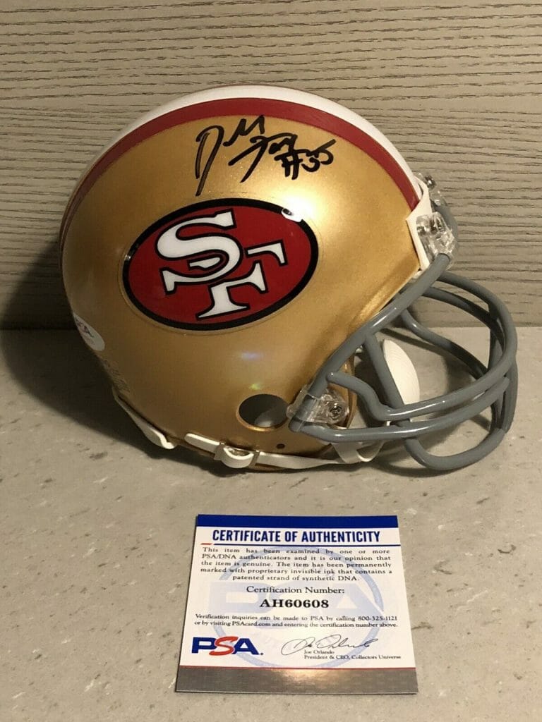 DEE FORD SIGNED AUTOGRAPHED SAN FRANCISCO 49ERS MINI HELMET PSA/DNA
 COLLECTIBLE MEMORABILIA