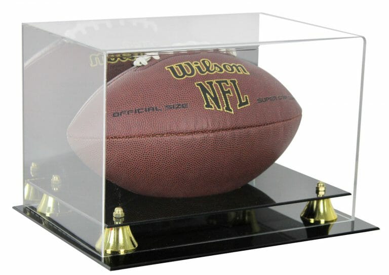 DELUXE ACRYLIC FOOTBALL MIRRORED BACK DISPLAY CASE
COLLECTIBLE MEMORABILIA